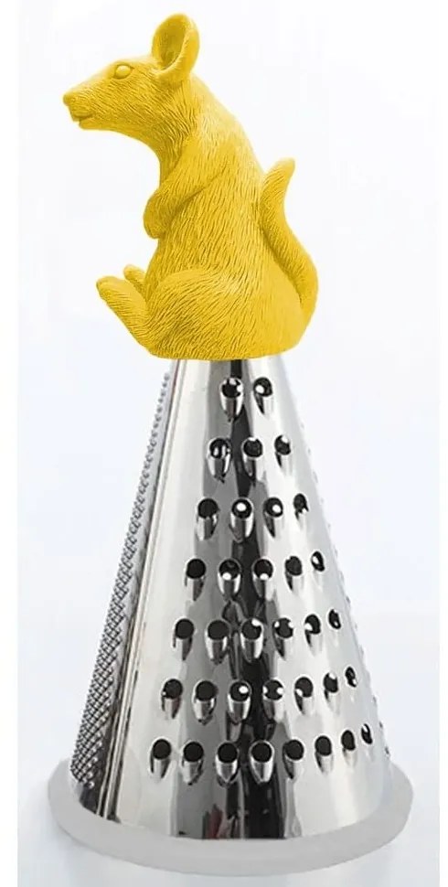 Τρίφτης Τυριού HM1227 Mouse Yellow Fisura Stainless Steel