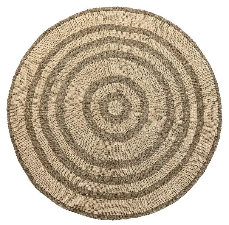 Χαλί DKD Home Decor Μπεζ Καφέ (150 x 1 x 150 cm)