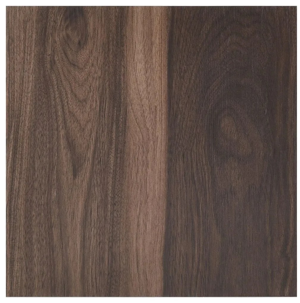 vidaXL Δάπεδο Αυτοκόλλητο Σκούρο Καφέ 20 Τεμαχίων 1,86 μ² από PVC