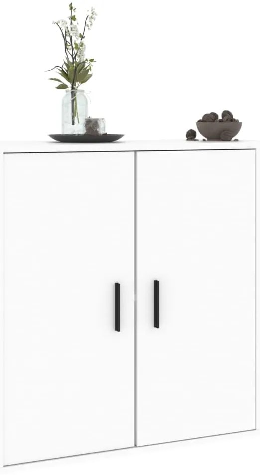 vidaXL Ντουλάπι Λευκό 80 x 33 x 70 εκ. από Επεξεργασμένο Ξύλο