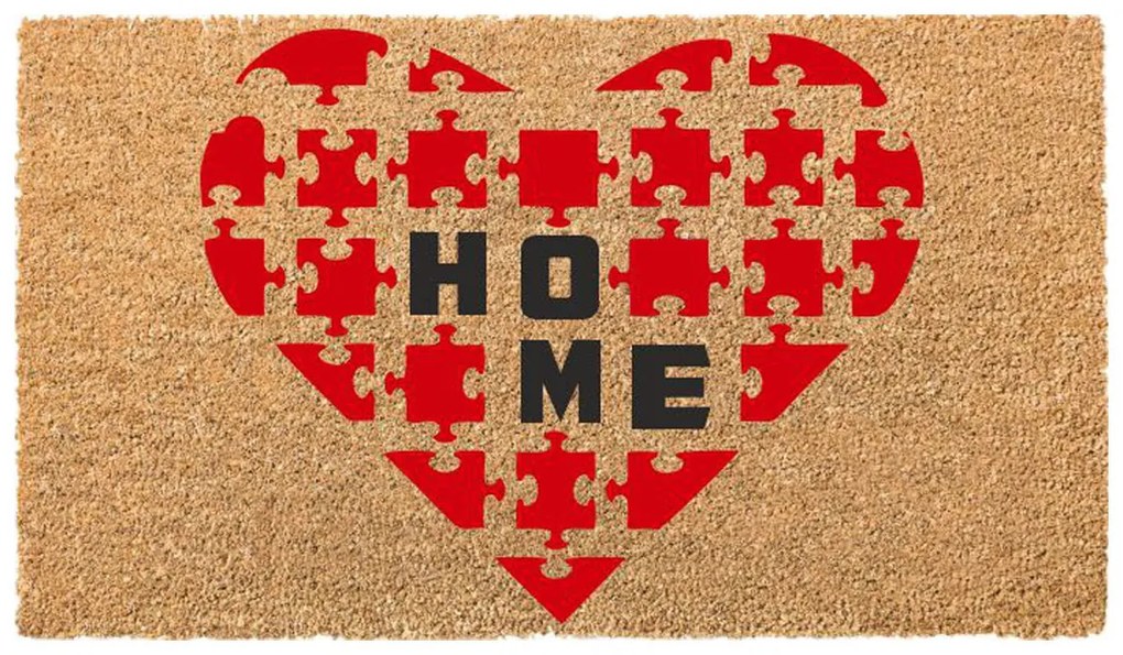 Πατάκι Εισόδου (40x70) Velcoc Heart Puzzle