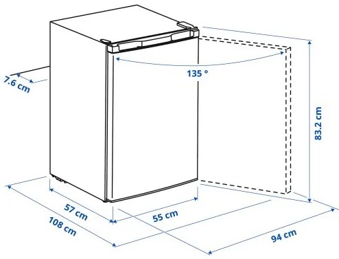 LAGAN ψυγείο ελεύθερο με καταψύξη, 97/16 l 305.788.01