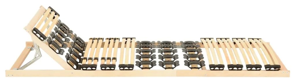 vidaXL Πλαίσιο Κρεβατιού 38 Σανίδες 80 x 200 εκ Ρυθμιζ. Τμήμα Κεφαλιού
