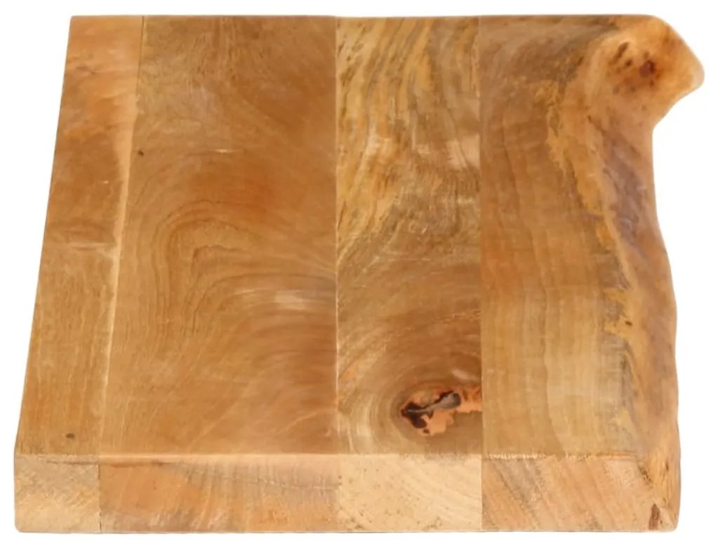 vidaXL Επιφάνεια Τραπεζιού 70x30x2,5 εκ. Live Edge Μασίφ Ξύλο Μάνγκο