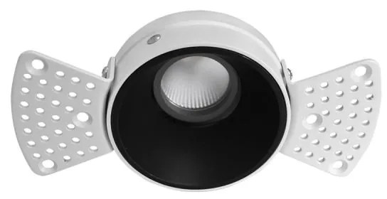 Φωτιστικό Χωνευτό Viokef Alea 3914-110B-3-S-38 3000K Μαύρο Ματ