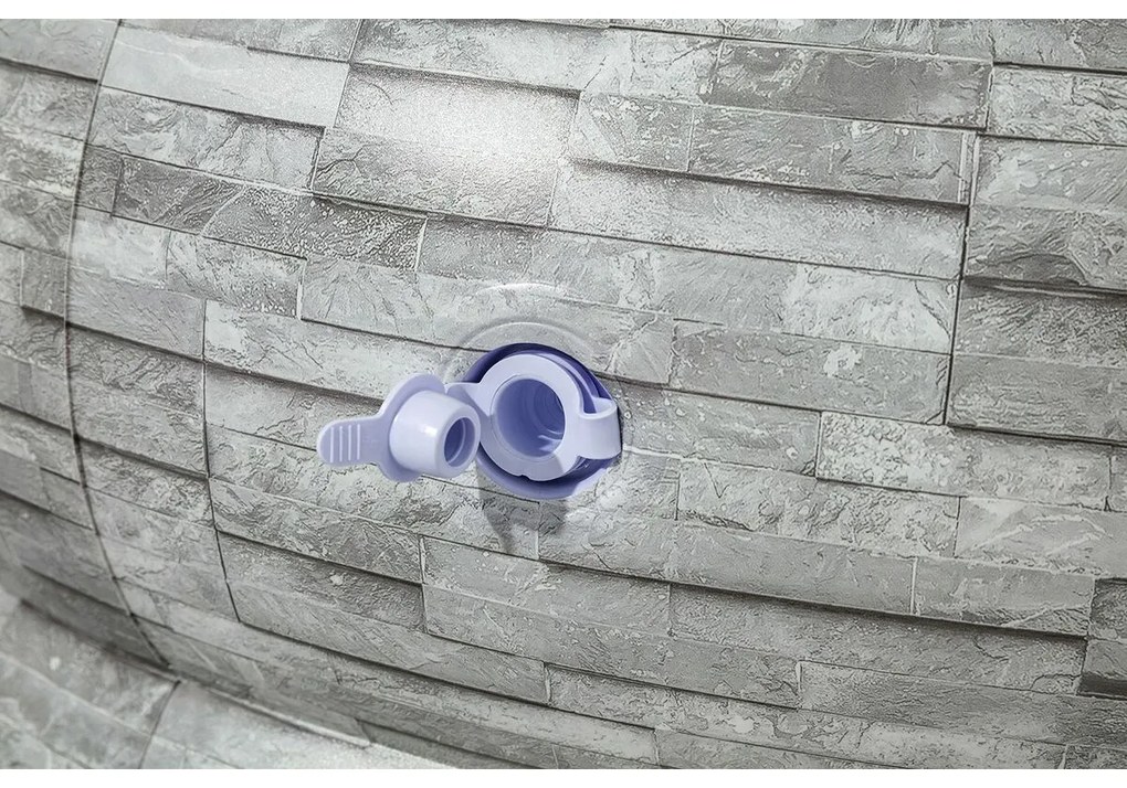 Φουσκωτή Πισίνα Bestway Γκρι 213 x 206 x 53 cm