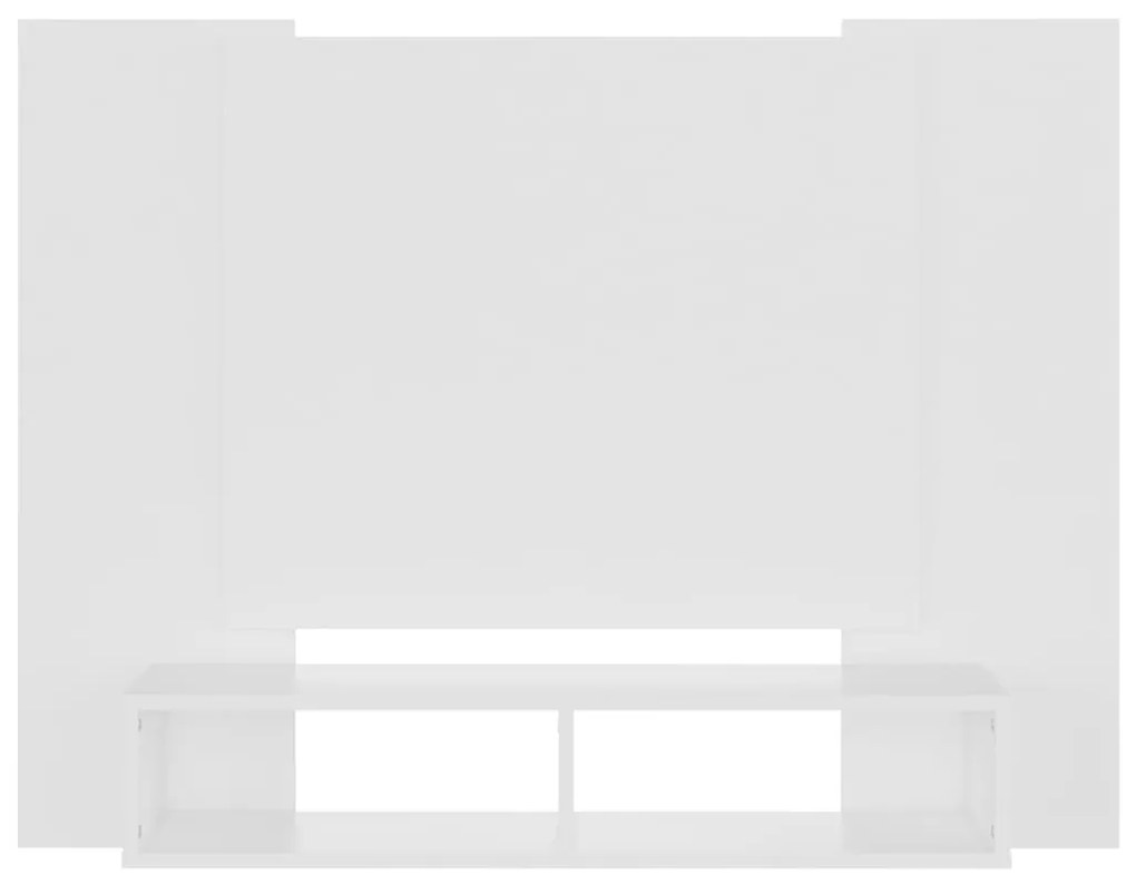 vidaXL Έπιπλο Τηλεόρασης Τοίχου Λευκό 120 x 23,5 x 90 εκ. Μοριοσανίδα