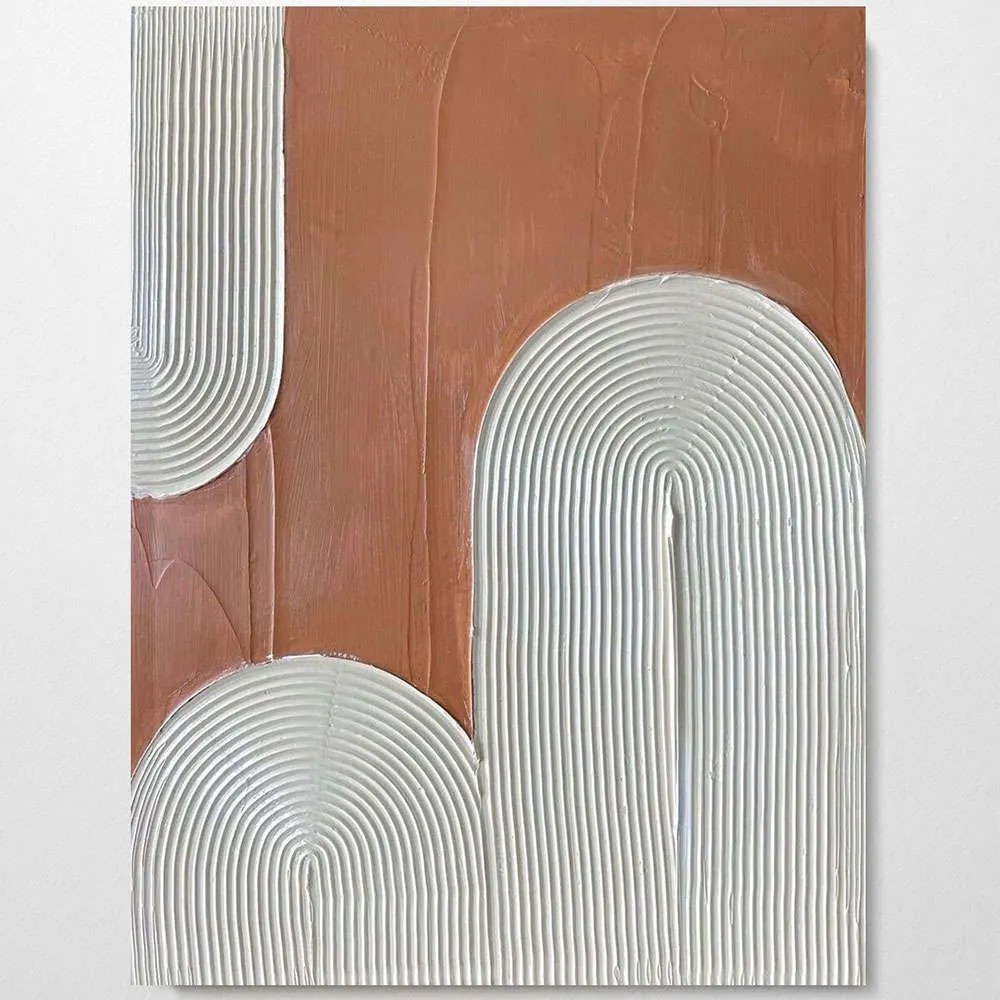 Πίνακας Καμβάς 3D 112RGN1114 70x100cm Multi Wallity Κάθετοι Wood, Canvas