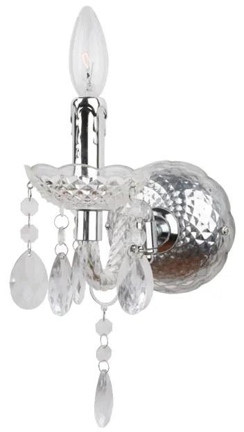 Φωτιστικό Επίτοιχο Aca SF63991W PEGASUS Διάφανο (Transparent)