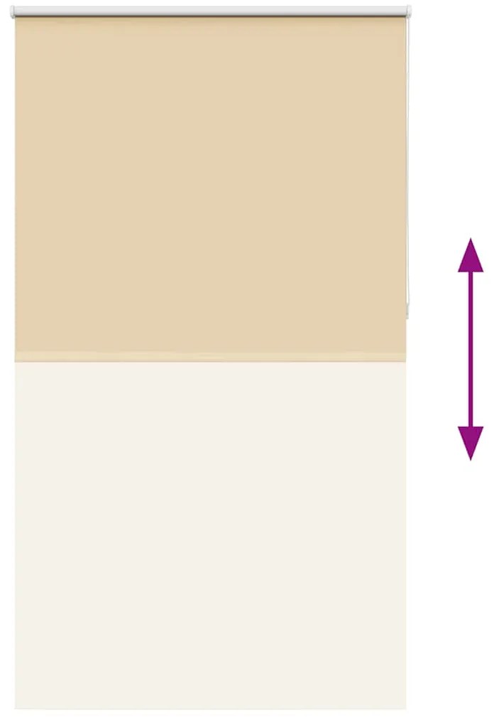 vidaXL Ρολέρ Μπλακάουτ Μπεζ 125x210 cm Πλάτος υφάσματος 121,6 cm