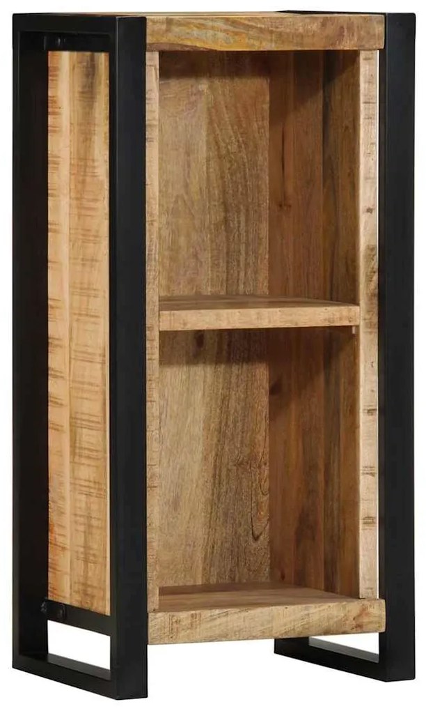 Κομοδίνο με ράφι Καφέ 40 x 30 x 80 εκ. Μασίφ ξύλο μάνγκο