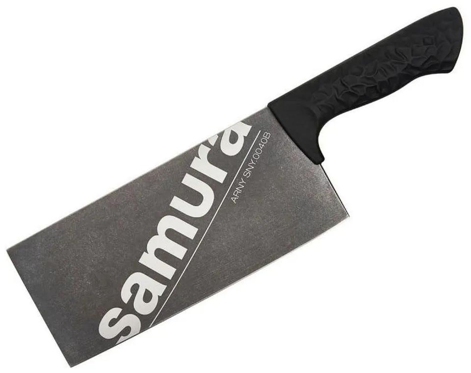 Μαχαίρι Σεφ Ασιατικό SNY-0040B Arny Stonewash 20,9cm Black Samura Ανοξείδωτο Ατσάλι