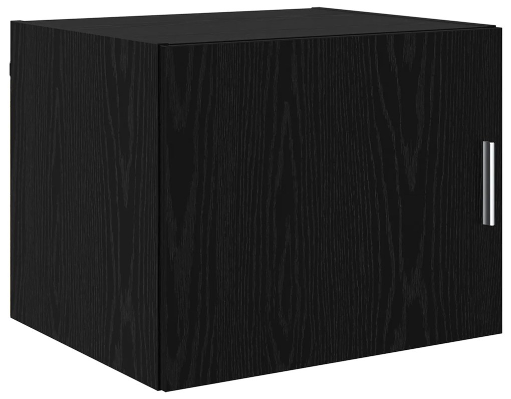 vidaXL Ντουλάπα Τοίχου Επιτοίχιο Μαύρη δρυς 50 x 42.5 x 40 εκ.
