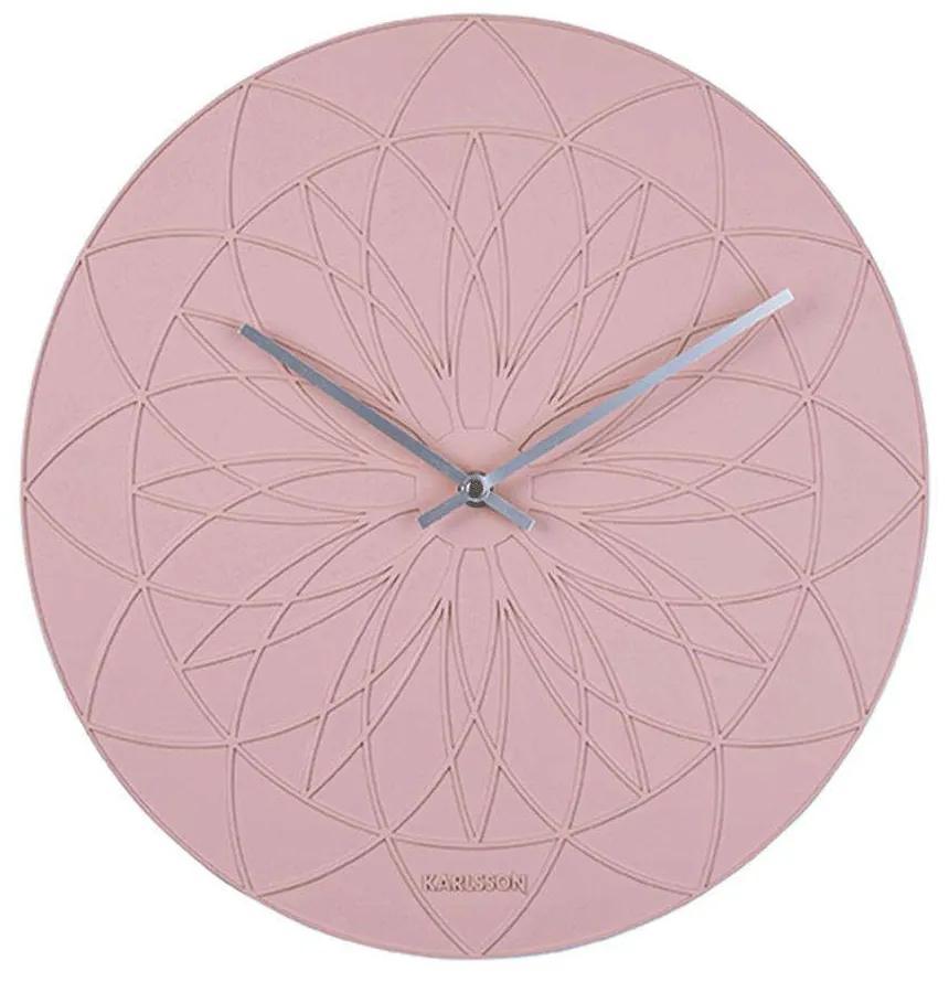 Ρολόι Τοίχου Fairytale KA5836PI Φ35cm Pink Karlsson Ρητίνη