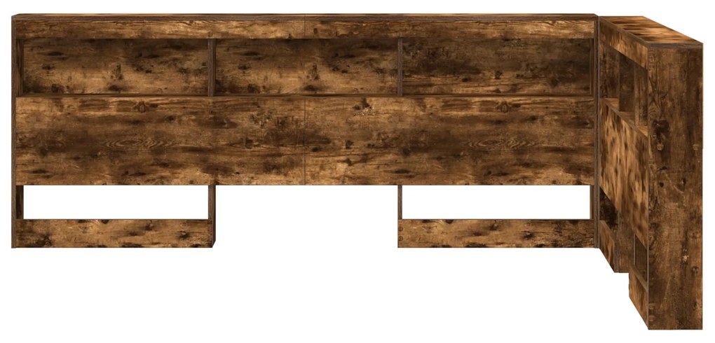 vidaXL Κεφαλάρι Αποθήκης Καπνιστή δρυς 120 cm Επεξεργασμένο ξύλο