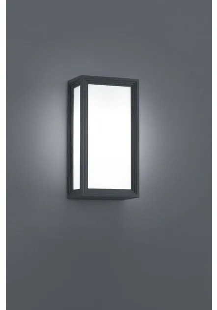 Απλίκα Φωτιστικό Τοίχου E27 5W IP54 3000K Timok 228060142 Trio Lighting-228060142-Ανθρακί 228060142