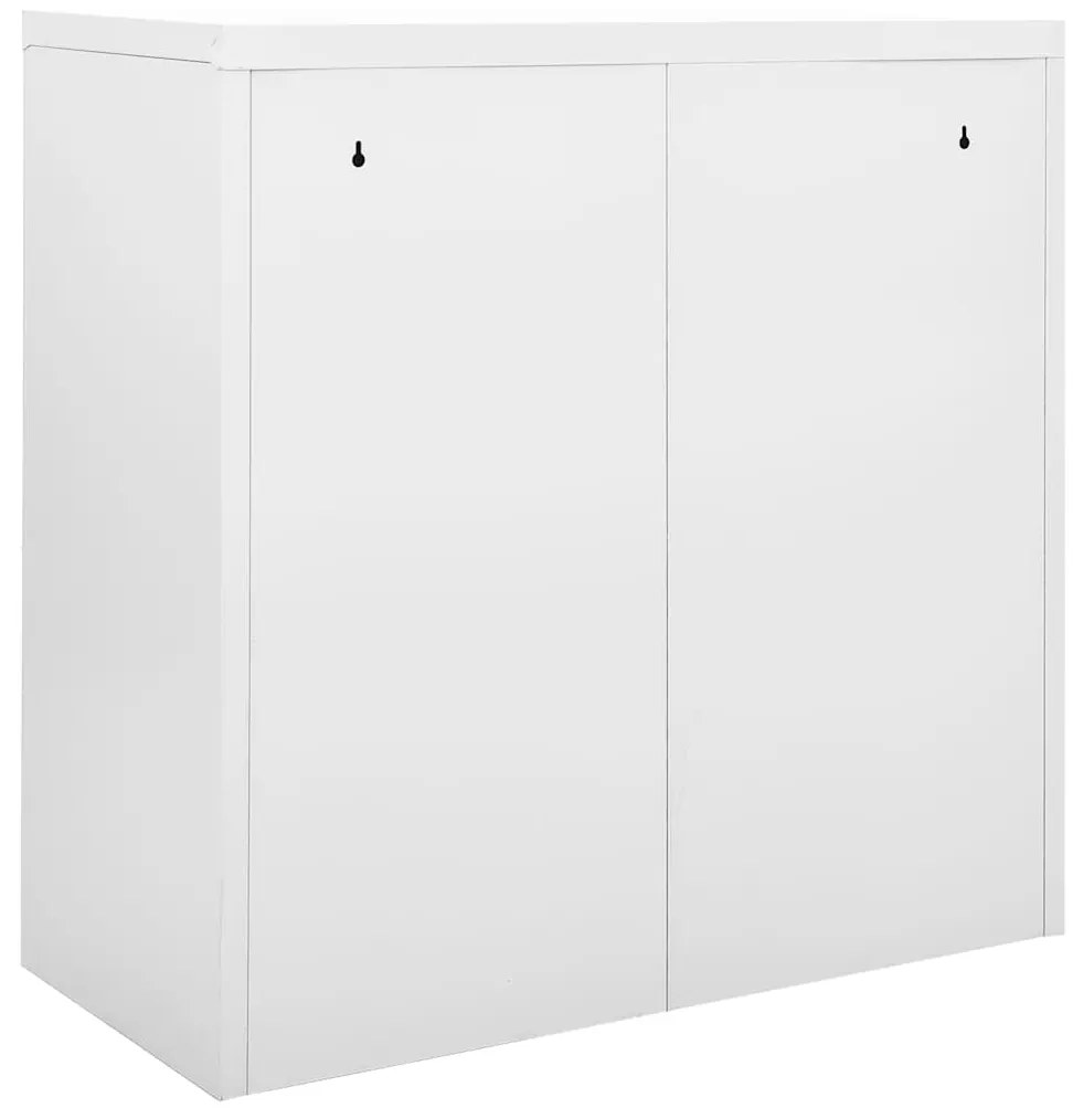 vidaXL Ντουλάπι με Συρόμενη Πόρτα Γκρι 90 x 40 x 90 εκ. Ατσάλινο