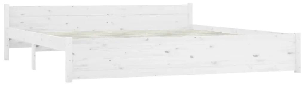 vidaXL Πλαίσιο Κρεβατιού με Συρτάρια Λευκό 200 x 200 εκ.