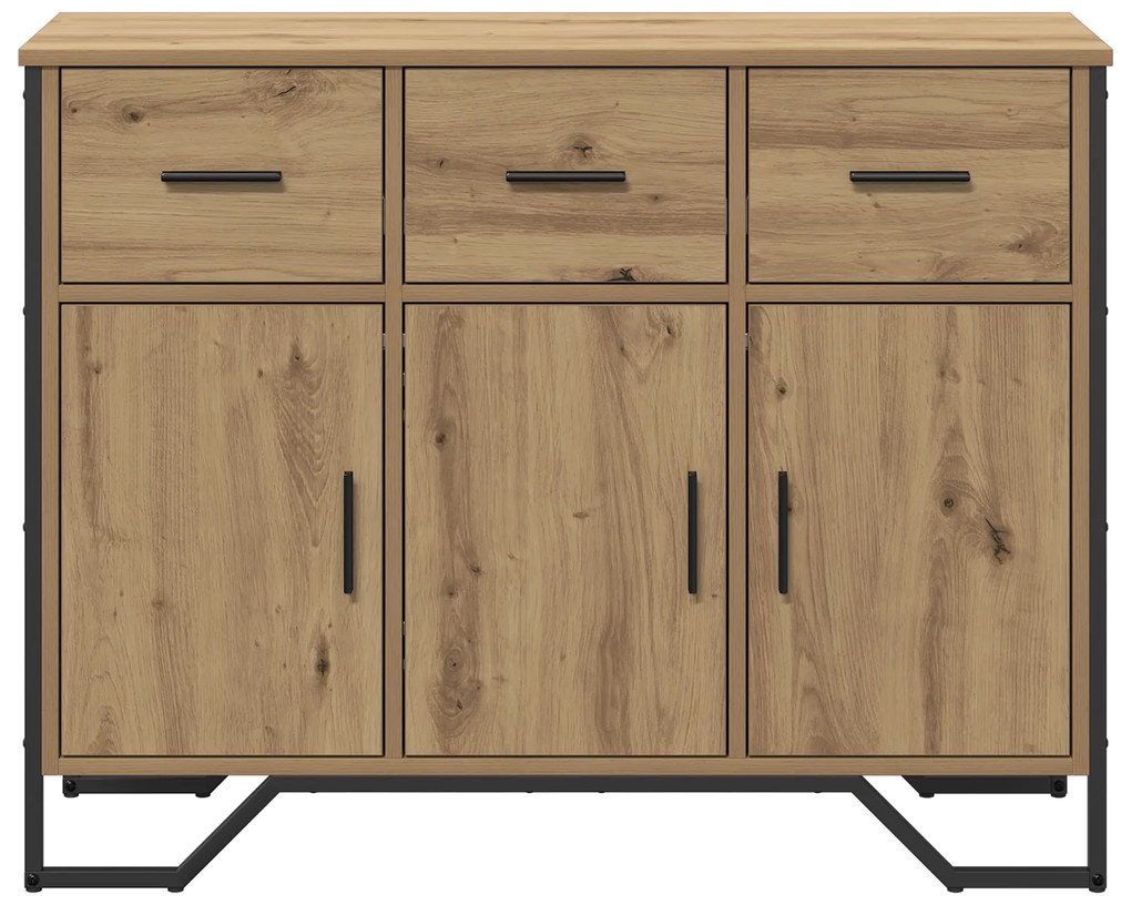 vidaXL Σαλίγκαρος  Artisan Oak 97x32.5x74.5 εκ. Επεξεργασμένο Ξύλο