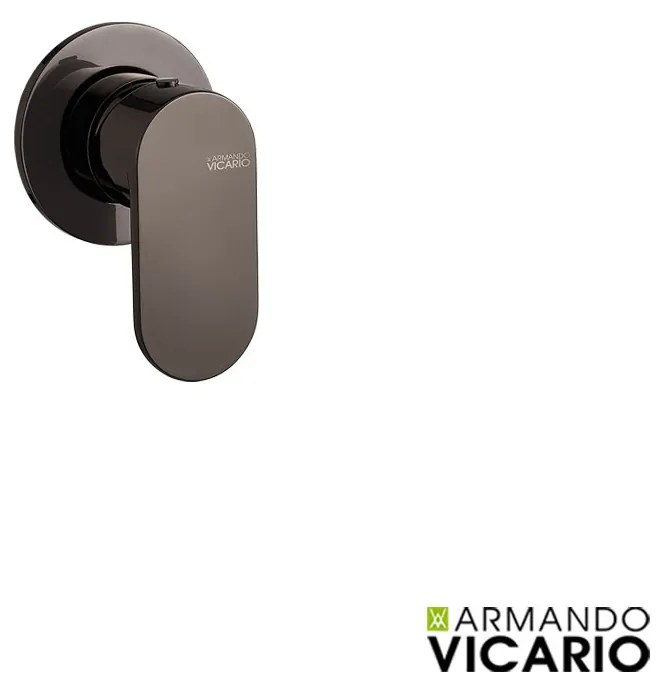 Μίκτης Εντοιχισμού 1 Εξόδου Armando Vicario Slim Black Chrome 500050-405