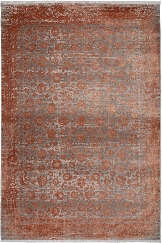 Χαλί Enigma 36821 20 Brown-Grey Βιοκαρπέτ 200X290cm