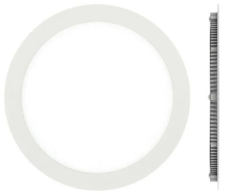 Πάνελ Led Χωνευτό Στρογγυλό  VK/04050/W/D Φ22,5cm 18W 6000K White VKLed Στρόγγυλο