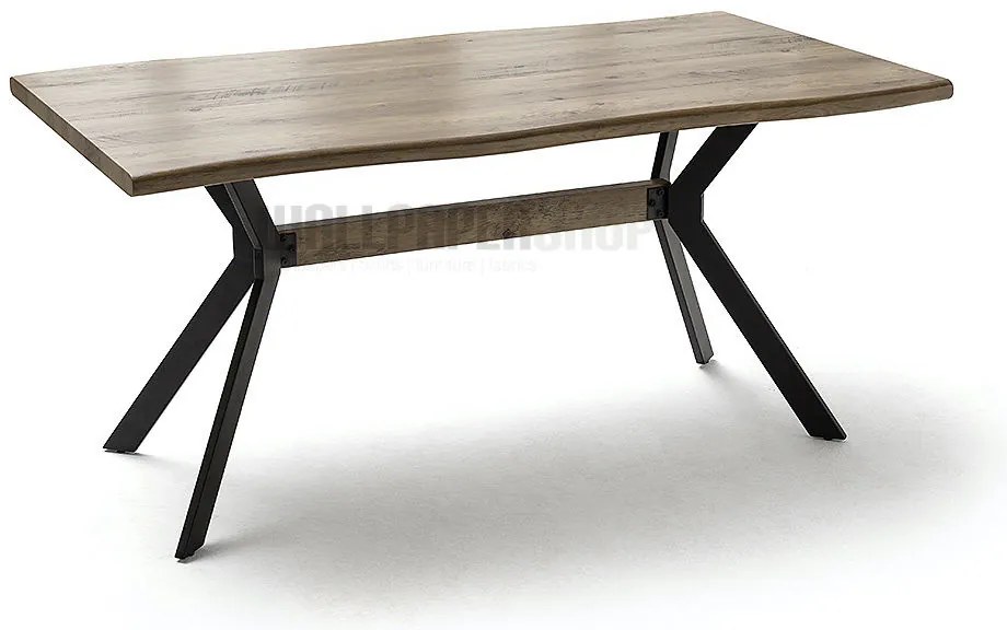 ΤΡΑΠΕΖΙ ΚΑΦΕ ΞΥΛΟ / ΜΕΤΑΛΛΟ 160x90x76