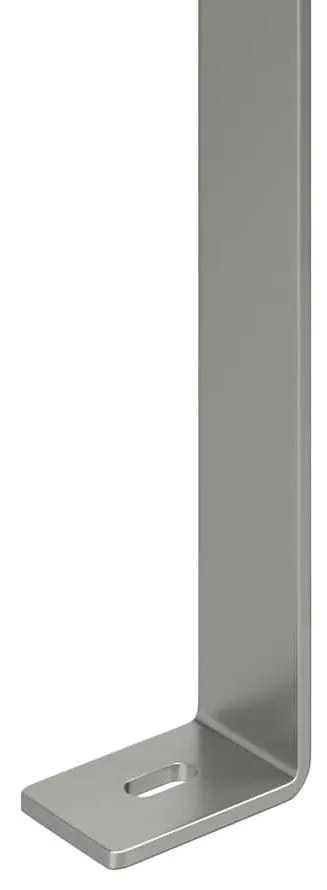 vidaXL Καπνοδόχος Ασημί 60 x 60 x 38 cm Ανοξείδωτο ατσάλι