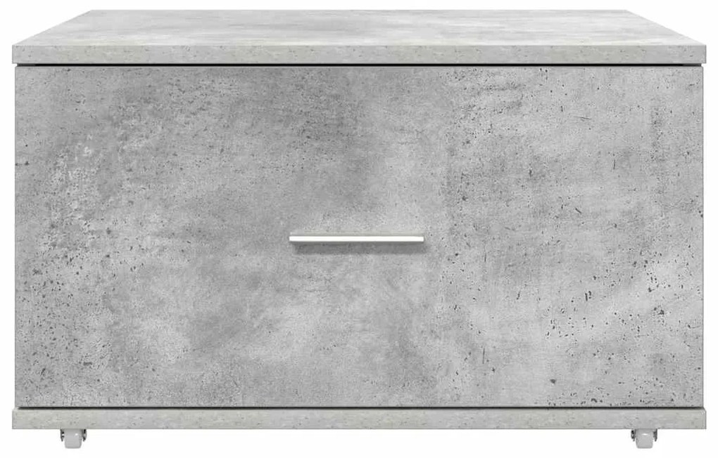 vidaXL Ντουλάπι με Συρτάρια Γκρι 55 x 45 x 33.5 εκ Επεξεργασμένο ξύλο