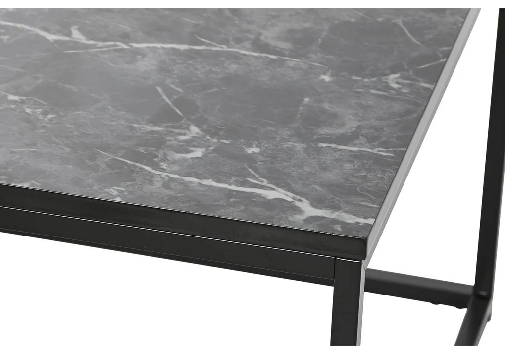 Τραπεζάκι Καφέ DKD Home Decor Μέταλλο Ξύλο MDF 100 x 60 x 40 cm