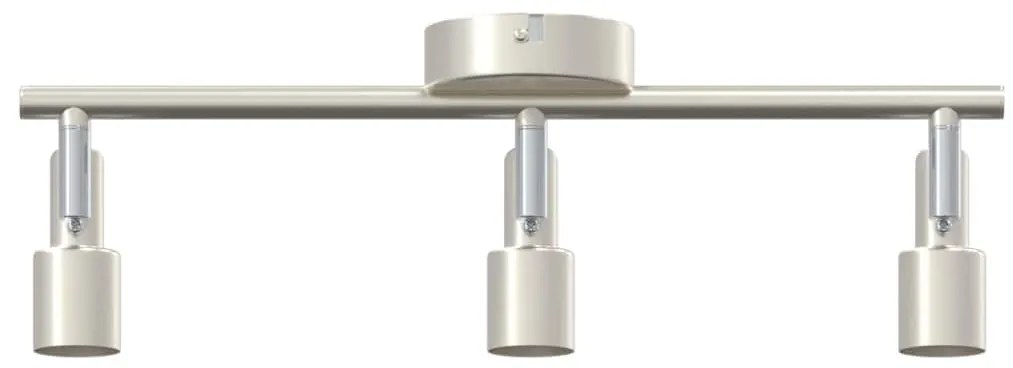 vidaXL Σποτ οροφής Βουρτσισμένο Νίκελ 39 x 10.5 x 10.5 εκ Ατσάλι