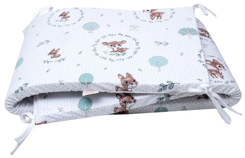 Πάντα Κούνιας Μπάμπι White Viopros 40x165cm 100% Cotton