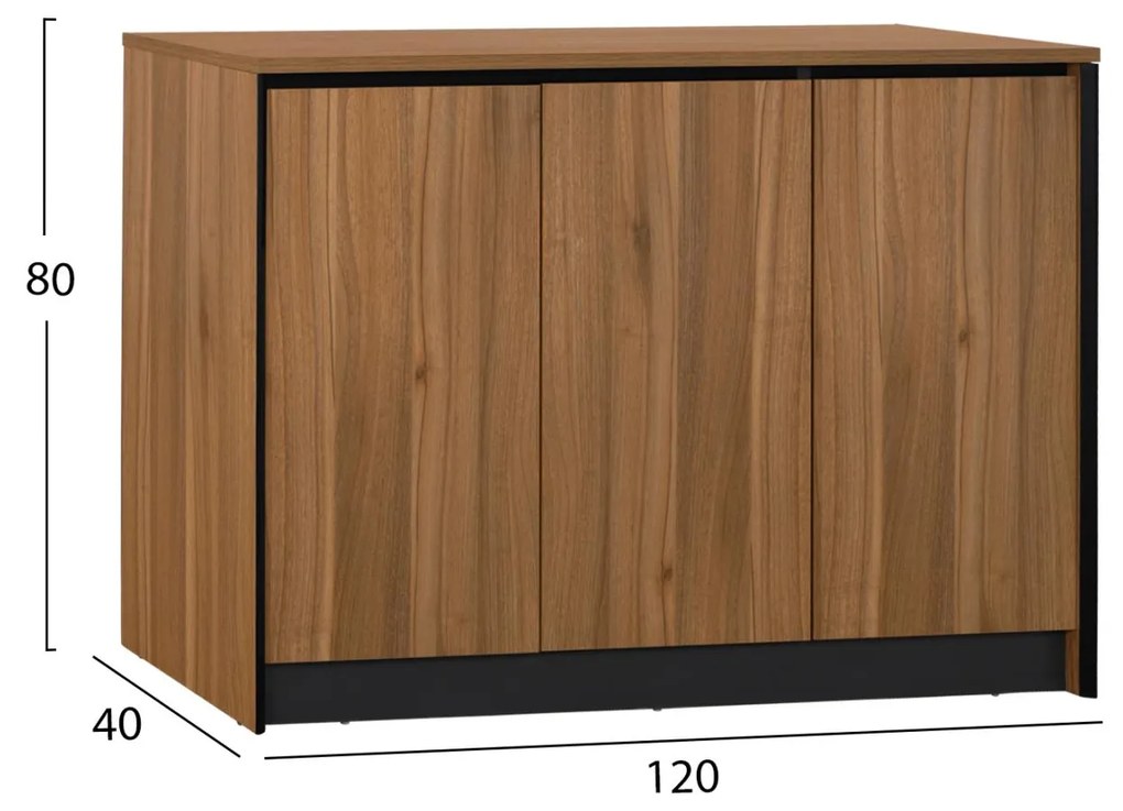 Ντουλάπι Γραφείου Supreme C2357 120x40x80 εκ. 120x40x80 εκ.