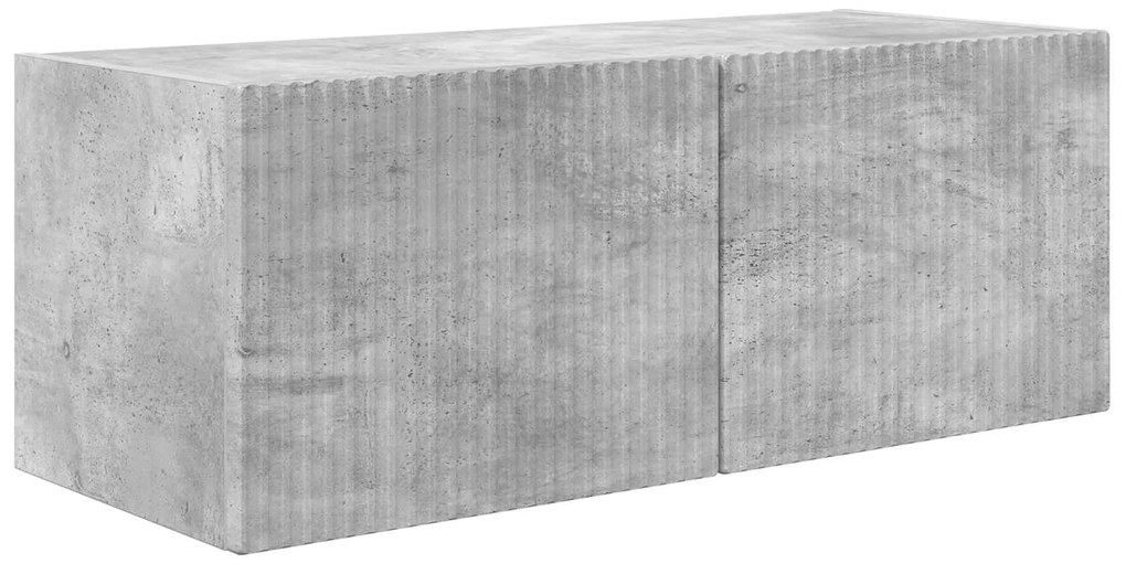 vidaXL Ντουλάπι TV 4 pcs Σκυρόδεμα Γκρι