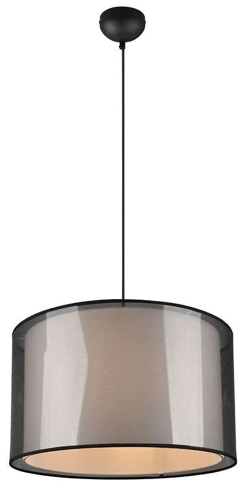 Φωτιστικό Οροφής Burton 311400132 Φ45x150cm 1xE27 40W Black-White Trio Lighting