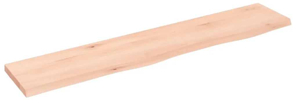 vidaXL Ράφι Τοίχου 100 x 20 x 2 εκ. από Ακατέργαστο Μασίφ Ξύλο Δρυός