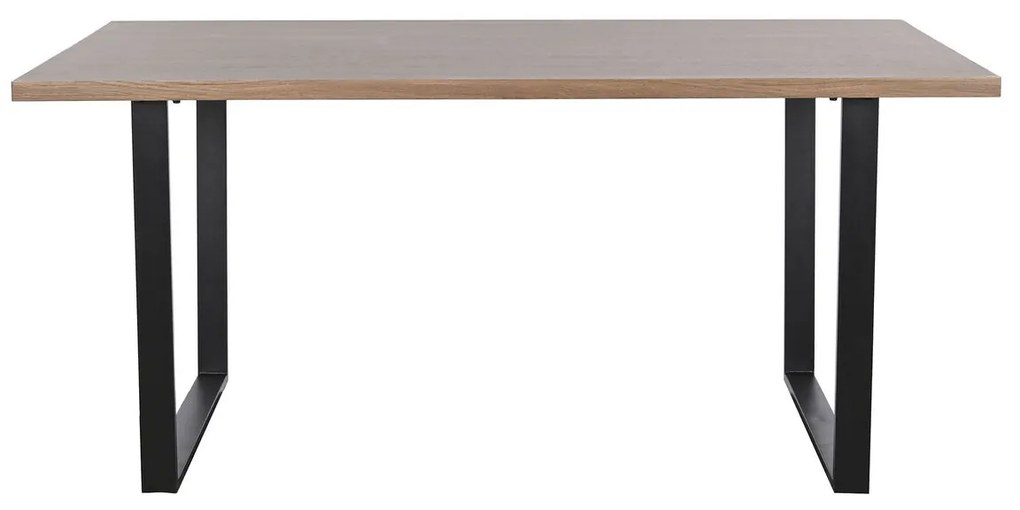Τραπεζαρία Home ESPRIT Καφέ Μαύρο Σίδερο Ξύλο MDF 160 x 90 x 75 cm
