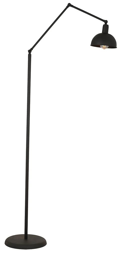Φωτιστικό Δαπέδου ArteLibre GEMINI Μαύρο Μέταλλο 30x177cm