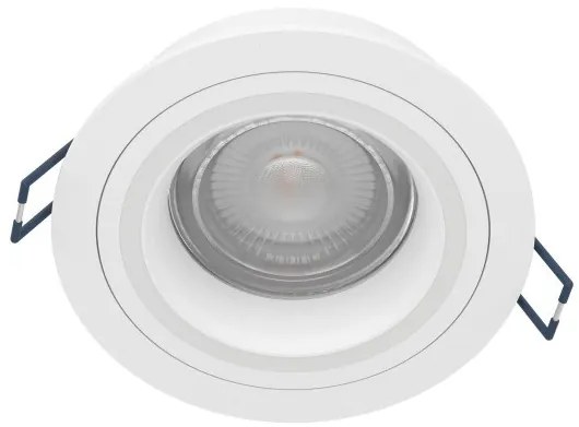 Έξυπνο Χωνευτό Σποτ Φωτιστικό Οροφής LED 4,7W RGB TW 3CCT Dimmable Φ9,3cm Carosso-Z Eglo-900766-Λευκό 900766
