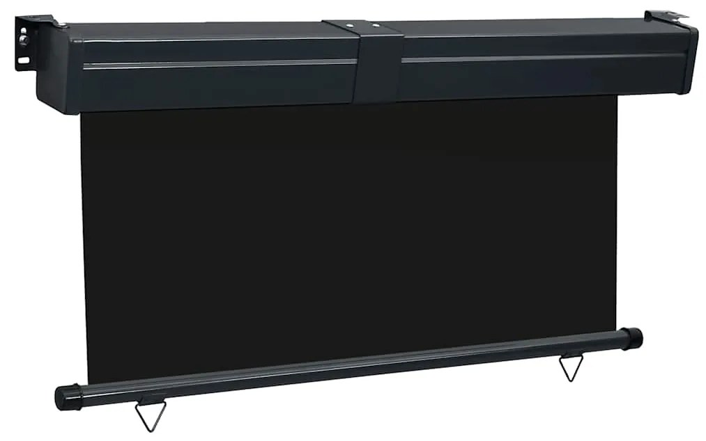 vidaXL Σκίαστρο Βεράντας Πλαϊνό Μαύρο 145 x 250 εκ.