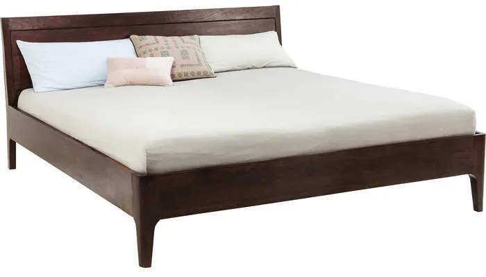 Κρεβάτι Brooklyn Walnut Ξύλο Καφέ  160x200εκ./166x201x92εκ - Καφέ