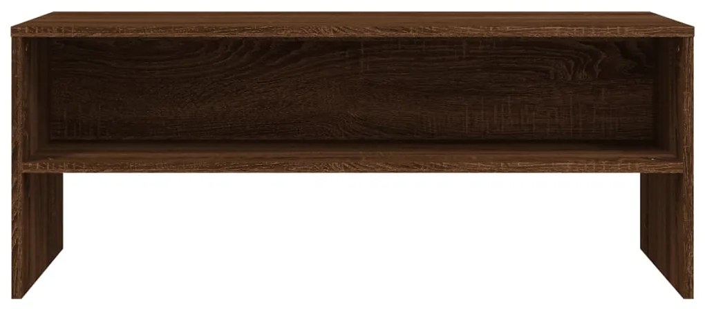 vidaXL Έπιπλο Τηλεόρασης Καφέ Δρυς 100x40x40 εκ. Επεξεργασμένο Ξύλο