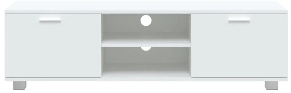vidaXL Έπιπλο Τηλεόρασης Λευκό 140x40,5x35 εκ. Επεξεργασμένο Ξύλο