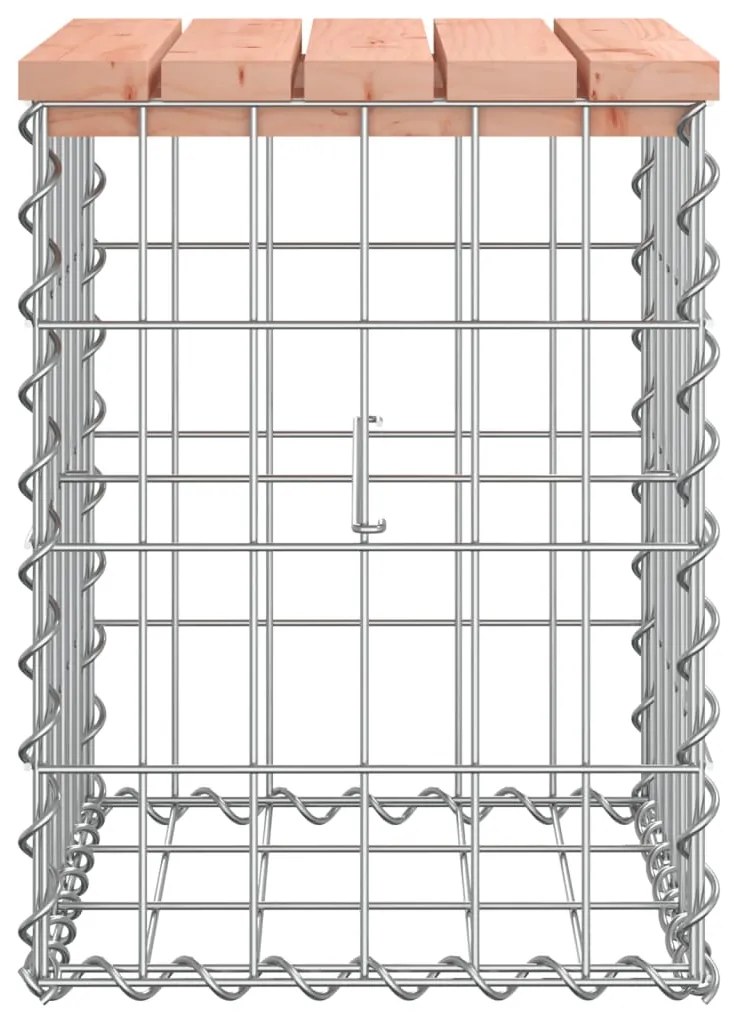 vidaXL Πάγκος Κήπου Συρματοκιβώτιο 33 x 31 x 42 εκ. Μασίφ Ψευδοτσούγκα