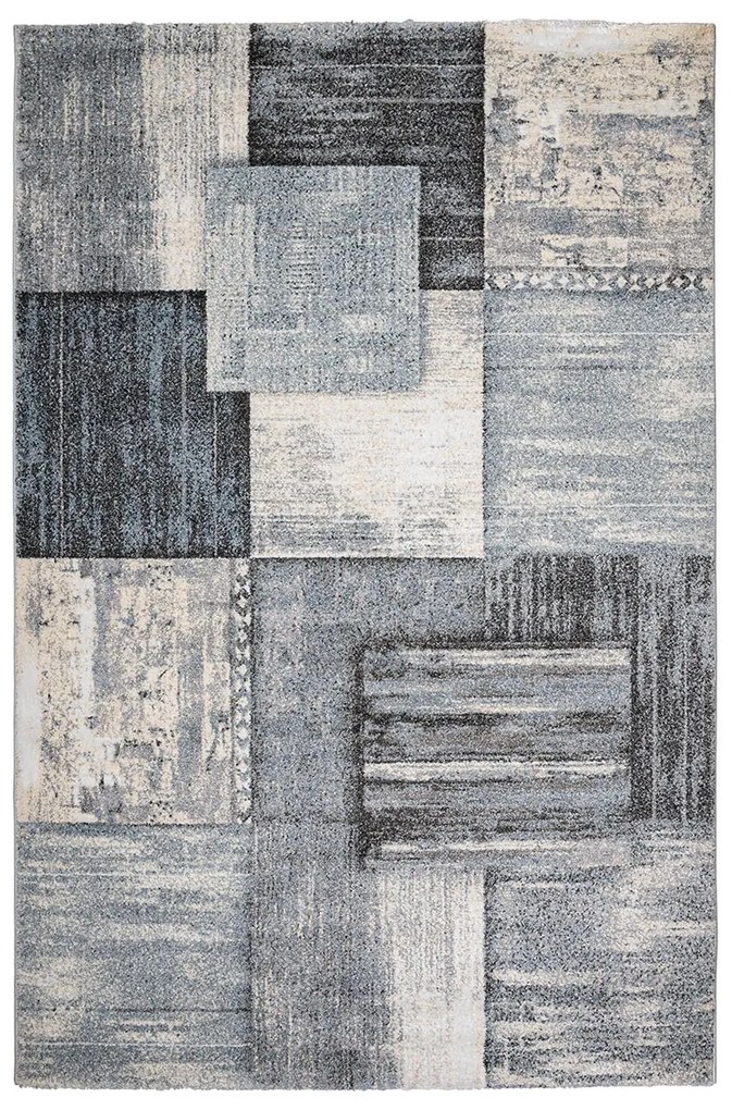 Χαλί Διαδρόμου (80x220) Βιοκαρπέτ Alva 3568A/78 Blue L.Grey