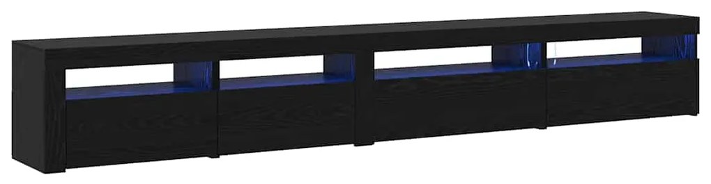 vidaXL Σετ Βάσης Τηλεόρασης 3 pcs Μαύρη δρυς 270 x 35 x 40 εκ.