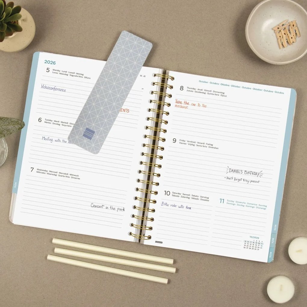 Ατζέντα Finocam OPTIMAL B5 17,6 x 25 cm 2026