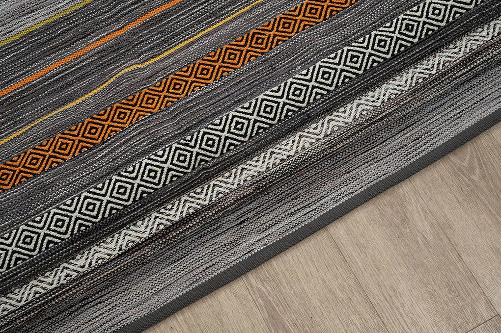 ΧΑΛΙ ANTIQUE KILIM  ΧΕΙΡΟΠΟΙΗΤΟ 5090 GREY - 200X285  NewPlan