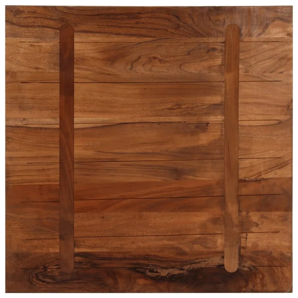 vidaXL Επιτραπέζιο 80x80x2,5 cm Τετράγωνο Μασίφ Ξύλο Ανακυκλωμένο