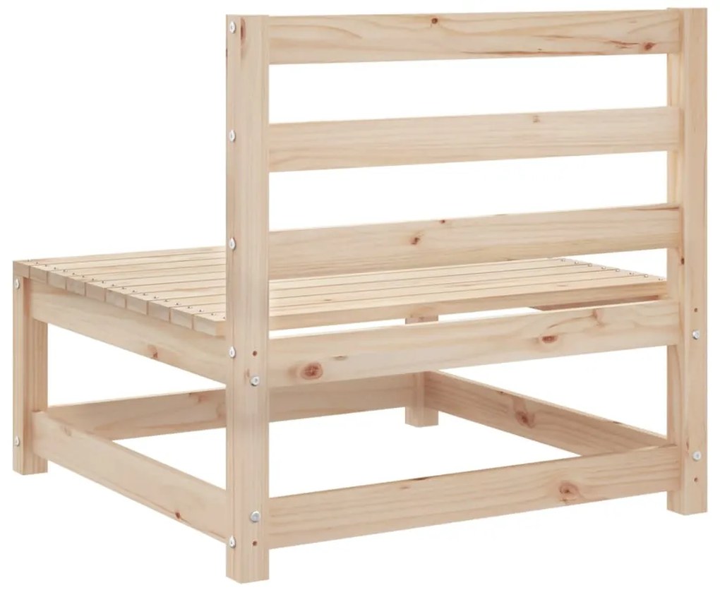 vidaXL Καναπές Κήπου Σετ 7 Τεμαχίων από Μασίφ Ξύλο Πεύκου